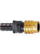 Jiffy-Tite 8an Socket Push Lock Hose End Valved