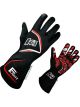 K1 Racegear Flight Driving Gloves Small Black-Red