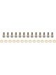 Keizer 10in Wheel Center Bolt Kit Titanium