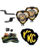 KC HiLiTES Flex Era 3 Ditch Light Kit For 21 Ford Bronco