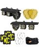 KC HiLiTES Three Light Fog Pocket Kit For 21 Ford Bronco