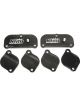 King Racing Products Exhaust Cover Kit Billet Spread Port