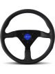 Momo Monte Carlo 350 Steering Wheel Leather Blue Stich