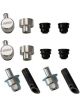 Moroso Crankcase Evac System with Billet Push-In Breathers