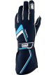 OMP Racing Tecnica Gloves Blue And Cyan Size X Small