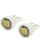 Oracle Lighting T10 1 LED 3-Chip SMD Bulbs Pair Cool White