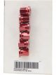 PEM Cover Nuts For QC Rear Short Red Pack of 6