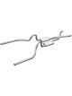 Pypes Performance 2.5in Crossmember Back Exhaust For 65-70 Mustang