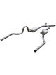 Pypes Performance 2.5in Crossmember Back Exhaust For 64-72 GM A-Body