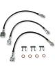Rekudo Stainless Steel Brake Hose Kit Rear