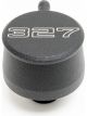 Racing Power Valve Cover Breather 327 Logo Black Each