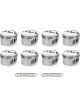 Race Tec Pistons Dished Piston Set 4.040 Bore -12.3cc For SBC