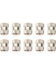 Shurtrax Valve Stem Cap Stainless Set of 10