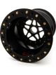 Sander Sprint Wheel 15x17 6in BS Outside Lock Black