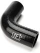 Ti22 Performance 90 Degree Bend 1-1/2in Silicone Hose Black