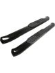 Westin PRO TRAXX 4in Oval Nerf Step Bars Black