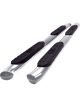Westin PRO TRAXX 4in Oval Nerf Step Bars Polished