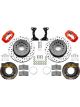 Wilwood Brake Kit Rear Red FDL Drilled 12in For GM G Body