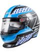 Zamp RZ-65D Carbon Helmet Large Flo Blu/Grey SA2020