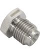 Aeroflow Stainless Steel Inverted Flare Hex Port Plug 1/2