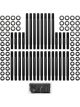 Aeroflow Head Stud Kit 12 Point Nuts For 320cc Big Block Chev 396