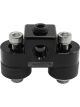 Aeroflow Pressure Sensor Block Black Finish 3 x 1/8