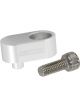 Aeroflow Water Cross-Over Block Off Silver For GM LS Series Engines