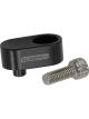 Aeroflow Water Cross-Over Block Off Black For GM LS Series