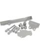 Aeroflow 13B Billet EFI Fuel Rails Silver For 14mm Fuel Injectors