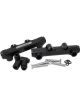 Aeroflow Top Feed Billet EFI Fuel Rail Black For 14mm 3/4