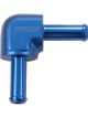 Aeroflow 90 Degree Barb To Barb Hose Joiner Blue 3/4