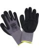 Aeroflow Large Mechanic Gloves One Pair Black Nitrile Foam
