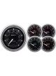 Autometer Chrono Chrome 5-Piece Gauge Kit 3-3/8