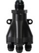 Peterson Fluid Systems 5-Way Billet Manifold 1 x -10AN to 4 x -6AN