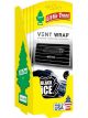 Little Trees Car Air Freshener Vent Wrap Black Ice Pack of 4