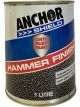 Anchor Shield Hammer Anti Rust Paint Finish Blue 1L