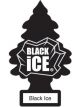 Little Trees Car Air Freshener Black Ice Pack of 3
