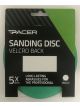 Pacer Sticki-Rip Abrasive Sheet Disc 150mm 6H 180 Grit 5 Pack