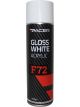 Pacer F72 Gloss White Acrylic Paint Aerosol 400g