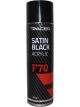 Pacer F70 Satin Black Acrylic Paint 400g Aerosol