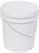 Phoenix White Plastic Bucket with Lid 20L