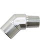 Aeroflow 45 Degree NPT Female to Male NPT Fitting 1/8 Inch Silver