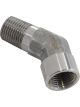 Aeroflow 45 Degree NPT Female to Male NPT Fitting 1/8 Inch Stainless AF915-02SS