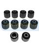 Transgold Rear Trailing Arm + Pan Rod Bush Kit Sleeved Fits Patrol