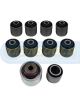 Transgold Rear Trailing Arm + Pan Rod Bush Kit Sleeved Fits Patrol