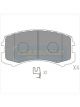Transgold Brake Pads
