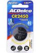 AC Delco Button Battery CR2450 Car Remote Battery 3V Lithium