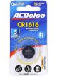 AC Delco Button Battery CR1616 Car Remote Battery 3V Lithium