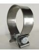 Aunger Exhaust Single Bolt Clamp 2in SS430 Heavy Duty Single Pack
