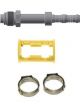 Burgaflex Fitting Straight #6 MOR w/ Clamp and Holder